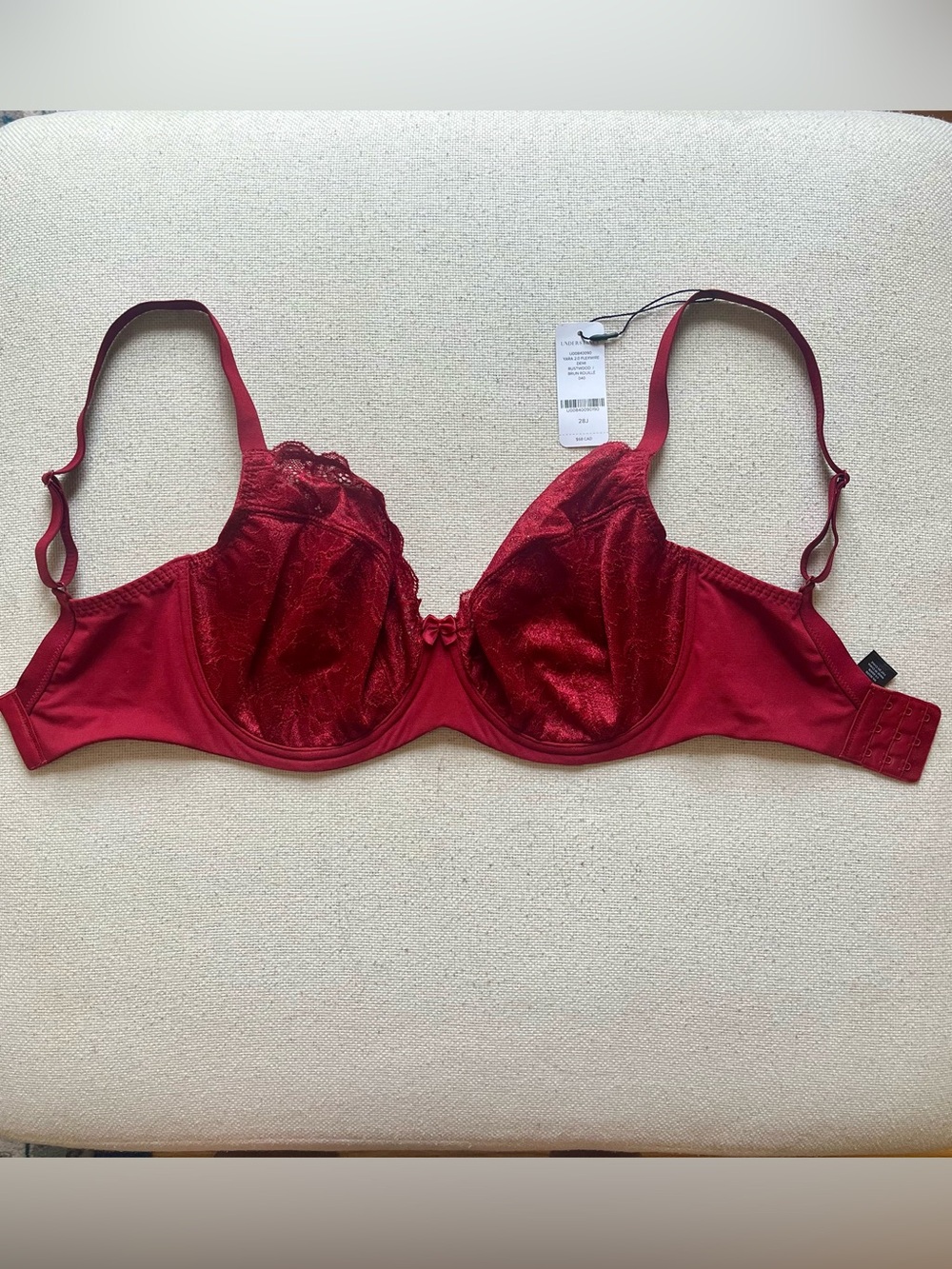 Understance Yara 2.0 flexwire demi bra in rosewood